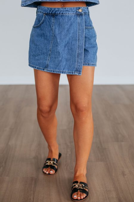 Waylen Denim Skort